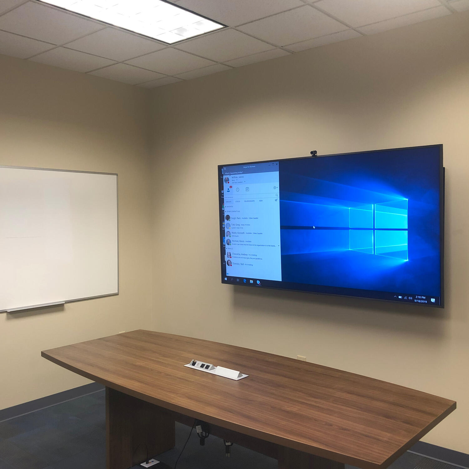 Commercial TV Mounting | Conference Room in Irving