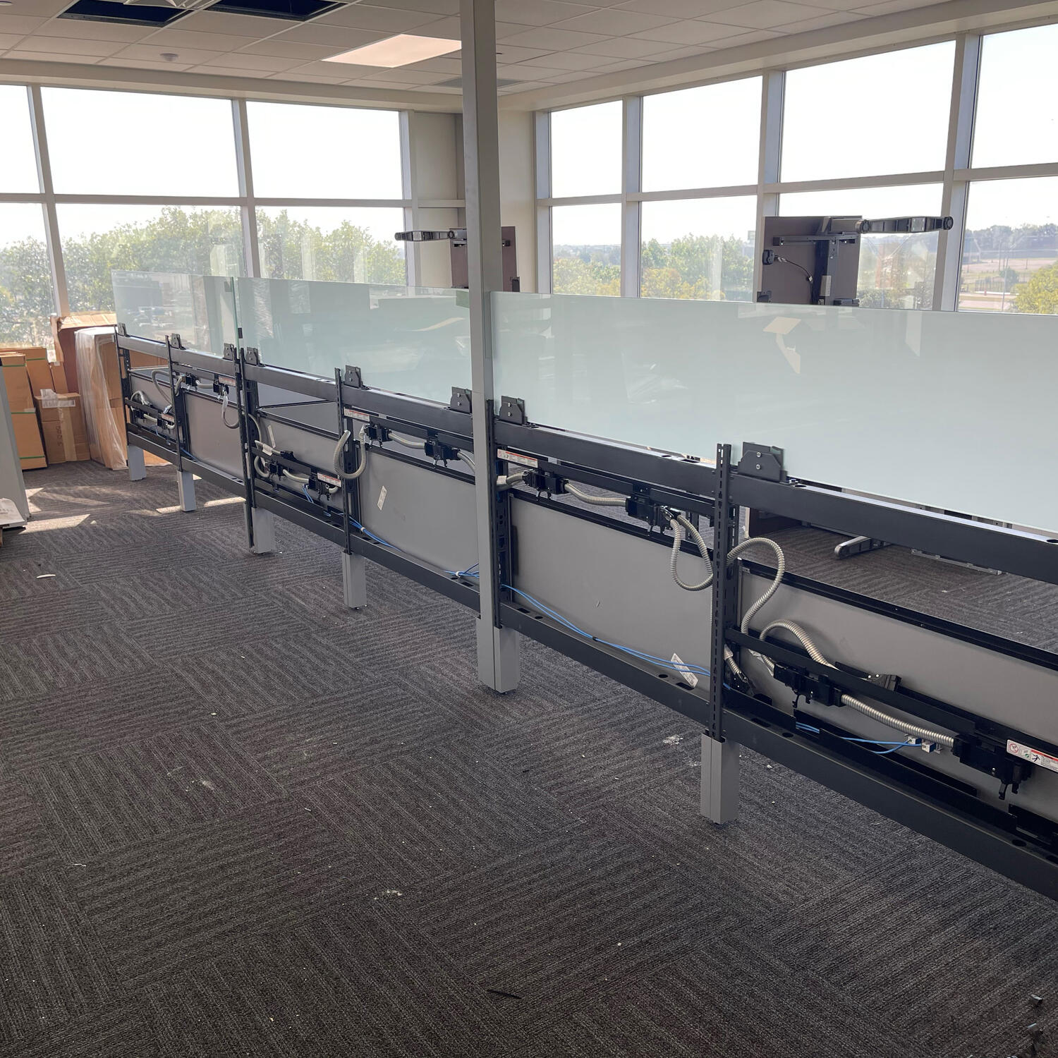 Cubicle &amp; Workspace Pre-Wiring | Corporate Office | Dallas