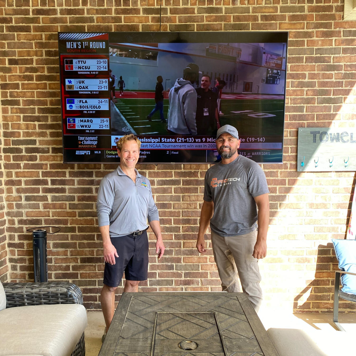 Outdoor Patio TV Installation | Burleson